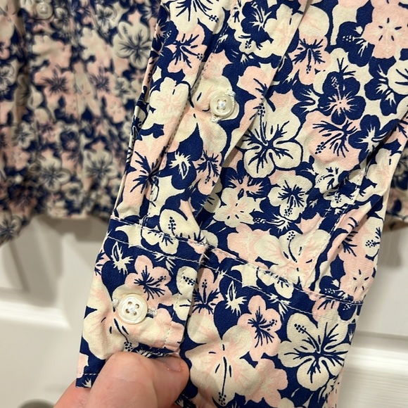 Secret Wash Shirting for J. Crew Hawaiian Slim Button Down Shirt Size Medium - Picture 5 of 8